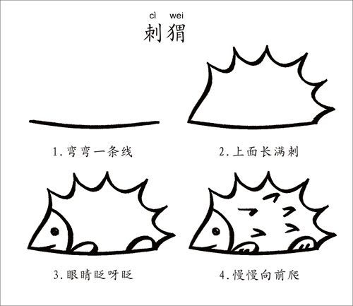 超级实用的教孩子一步步学简笔画（图文）  学生 绘画 教学 简笔画 第24张