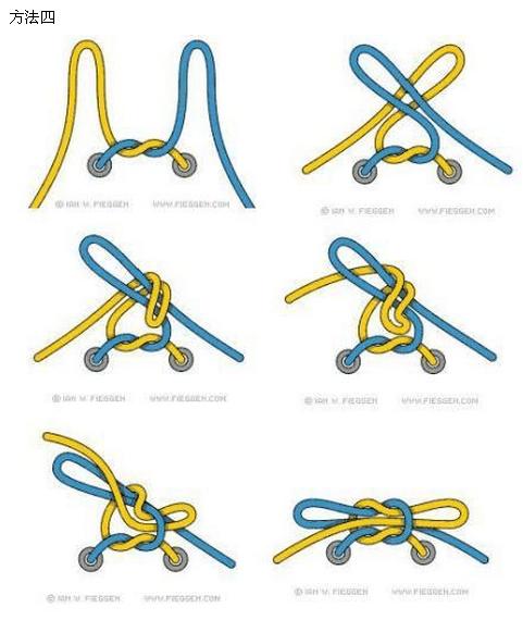 教孩子简单易学的几种系鞋带的方法（图）  教学 孩子 知识 教育 方法 第4张