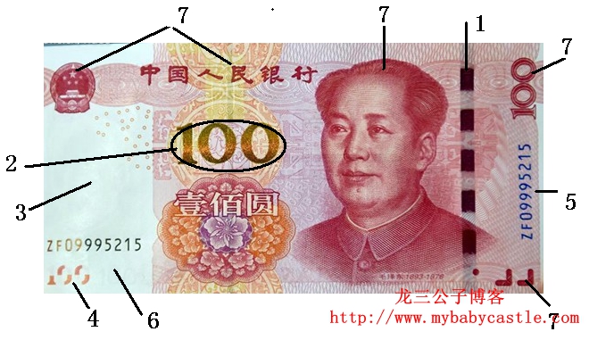两张图对比让你轻松识别新旧版100元人民币  假钞 人民币 识别 新旧 第2张
